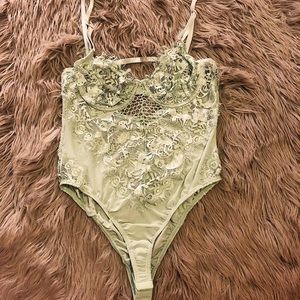 Mint Lace Bodysuit
